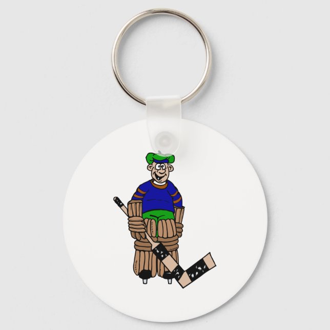 1 tooth goalie keychain (Front)