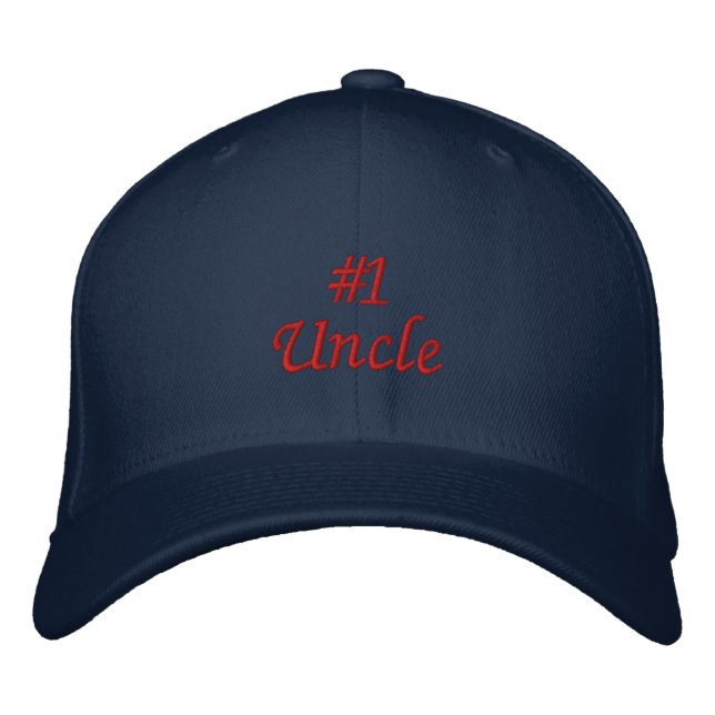 #1, Uncle-Embroidered Hat (Front)