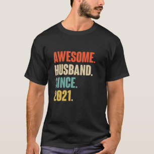 1 Wedding Aniversary Gift Him - Awesome Husband Si T-Shirt