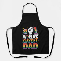 #1 World's Gayest Dad Funny Father's Day LGBT