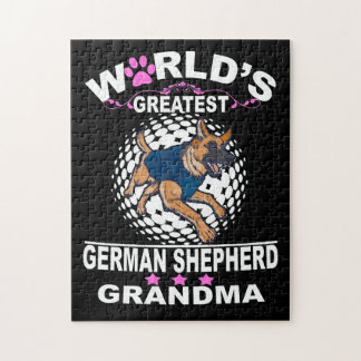 1 World's Greatest German Shepherd Grandma Jigsaw Puzzle