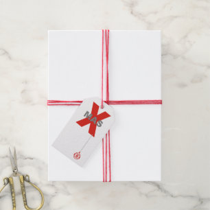 1 Xmas with Christmas Tree Ornament + your text Gift Tags