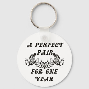 1 Year Anniversary Keychain