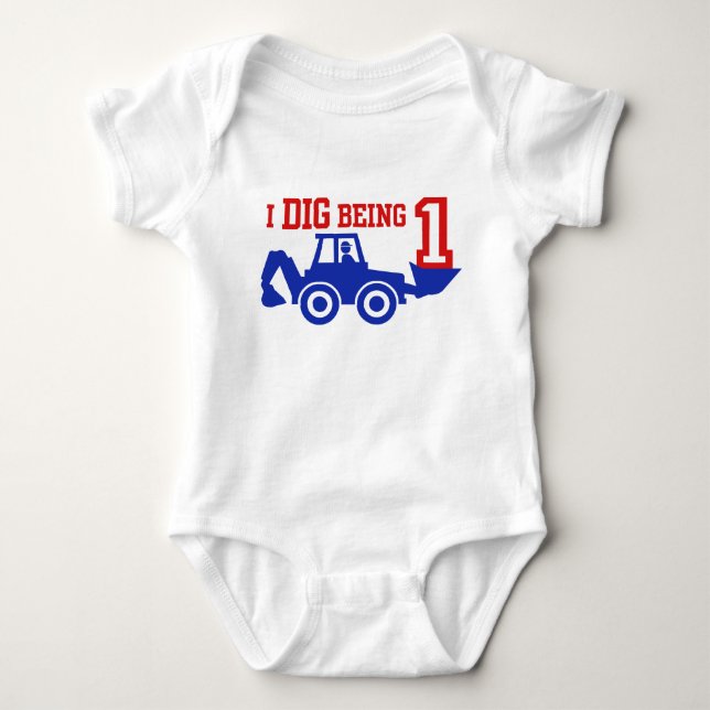 1 Year Old Baby Bodysuit (Front)