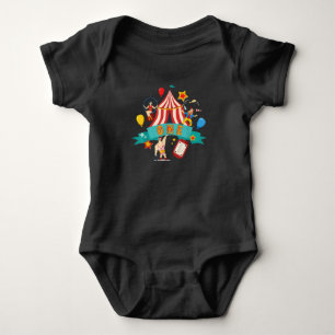 1 Year Old Circus Performer 1st Birthday Carnival Baby Bodysuit