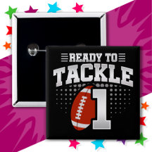 1 Year Old Tackle Football Party Kids 1st Birthday