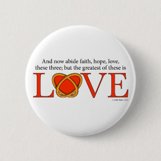 1Corinthians13-13 2 Inch Round Button