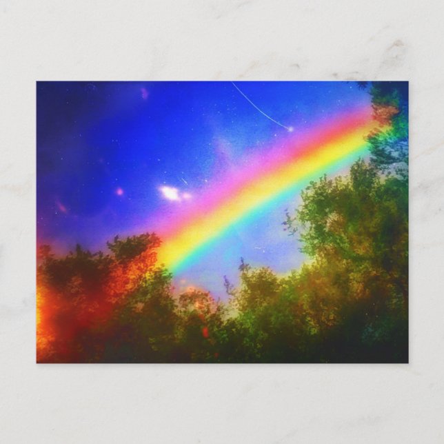 1COSMIC RAINBOW Postcard (Front)