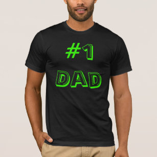 #1Dad in Alphabet Soup Font. Customize Me! T-Shirt
