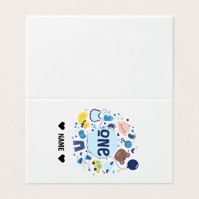 1er Anniversaire (Outside Unfolded)