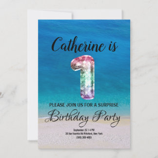 1er anniversaire Invitation