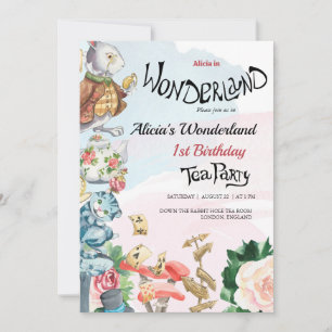 1er anniversaire Invitation Tea Party