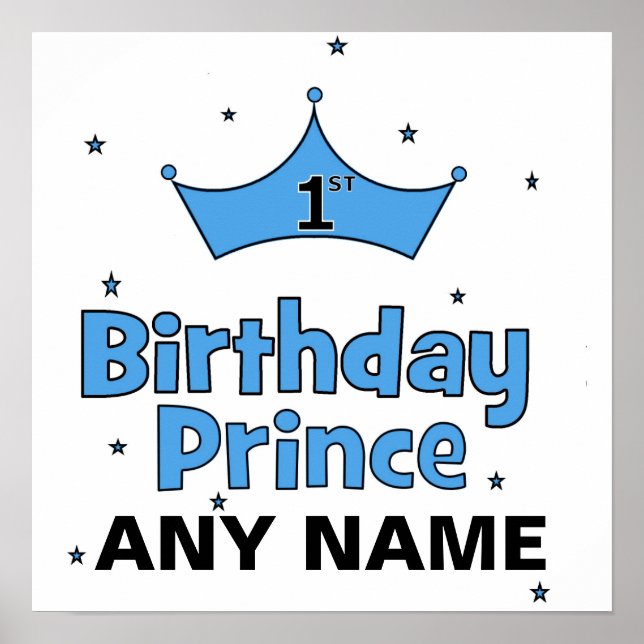 1er Anniversaire Poster Prince ! (Devant)