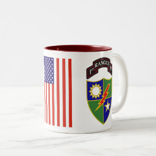 1er Bataillon - 75e Régiment de Rangers Mug à deux