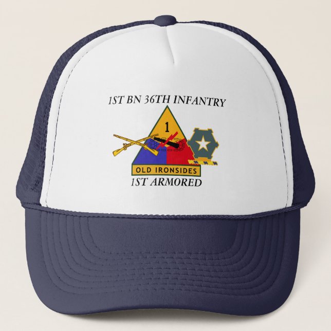 1ER BN 36E INFANTERIE 1ER CASQUETTE ARMÉ (Devant)