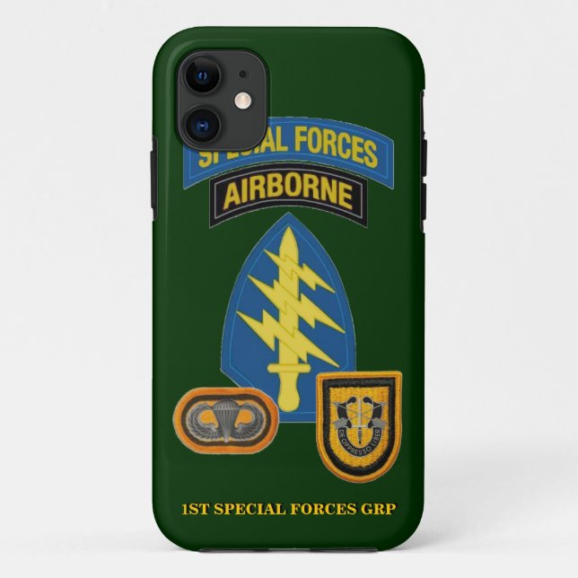 1ER coque iphone DES FORCES SPÉCIALES (Dos)