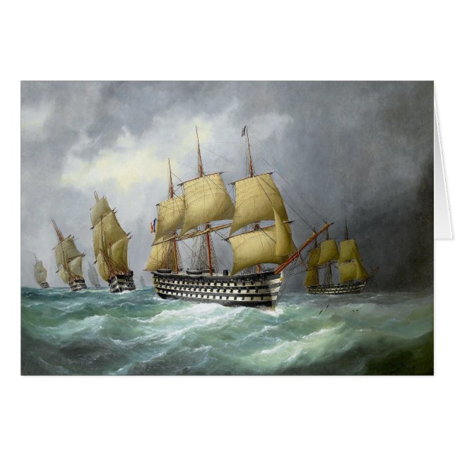 1er cuirassés à vapeur 1884 (Devant horizontal)