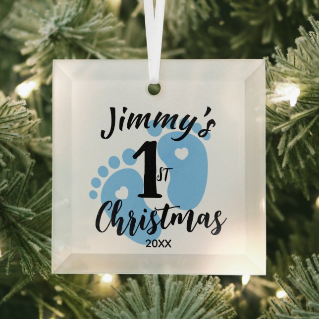1er ornement de Noël pour bébé - Empreinte Gardien (Insitu)