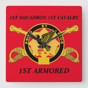 1ER SQUADRON 1ER CAVALRY 1ER HORLOGE ARMOIRE