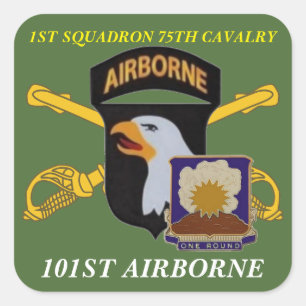 1ER SQUADRON 75E CAVALRY 101E STICKERS AÉROBORNES