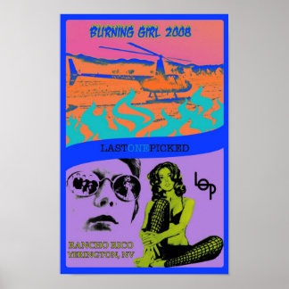 1ère affiche annuelle Burning Girl 2008