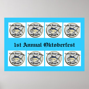 1ère affiche annuelle de l'Oktoberfest