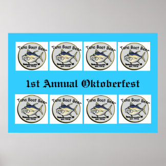 1ère affiche annuelle de l'Oktoberfest