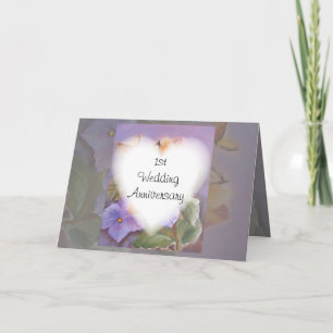 1ère carte anniversaire de mariage