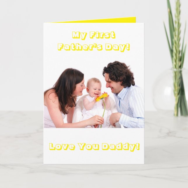 1ère Cravate de Fête des pères...ed Ensemble Carte (Devant)