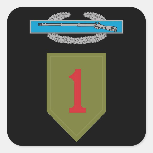 1ère division d'infanterie Sticker CIB (Devant)