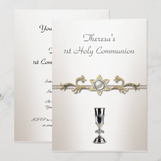 1ère invitation du Parti Communion (Devant / Derrière)