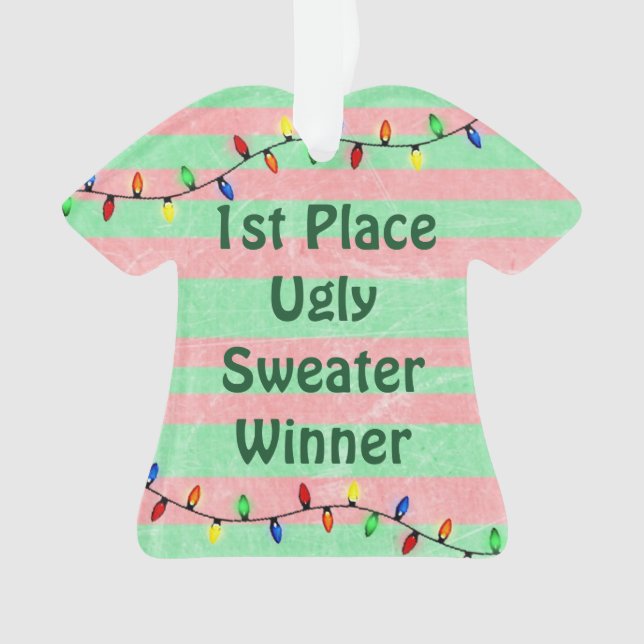1ère place Laid Sweer Ornament de Noël (devant)