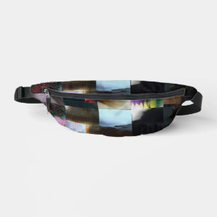 1FB1F9F4 Mosaïque Abstraite d'Art Glitch Cyberpunk