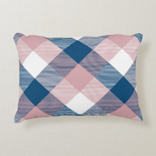 1Geometrical Square Abstraction 1 Accent Pillow
