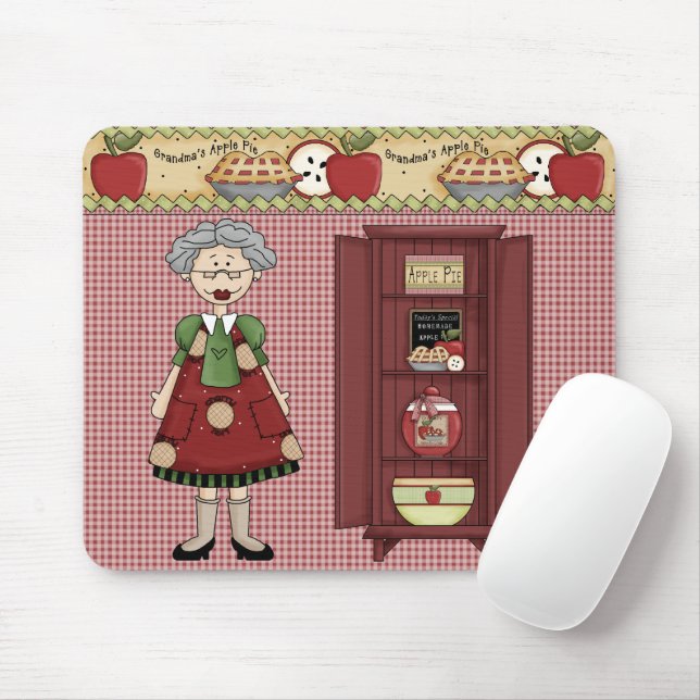#1Grandma's Apple Pie Mousepad (With Mouse)
