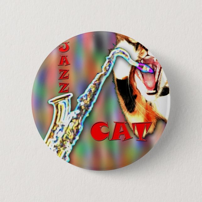 1JAZZ CAT. 2 INCH ROUND BUTTON (Front)