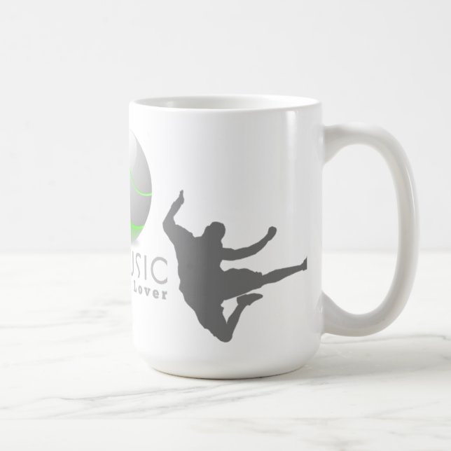 #1Musique Lover Ringer Mug (Droite)