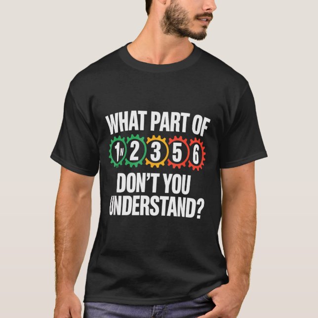 1n256 Motorcycle Shift Biker Motorcyclist  T-Shirt (Front)