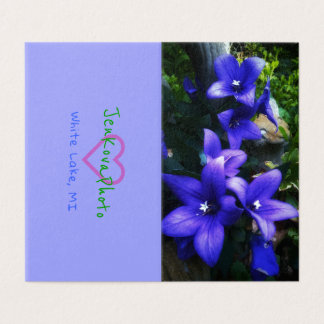 1PURPLE FLEURS MINI CARTES 2x3.5 horizontales