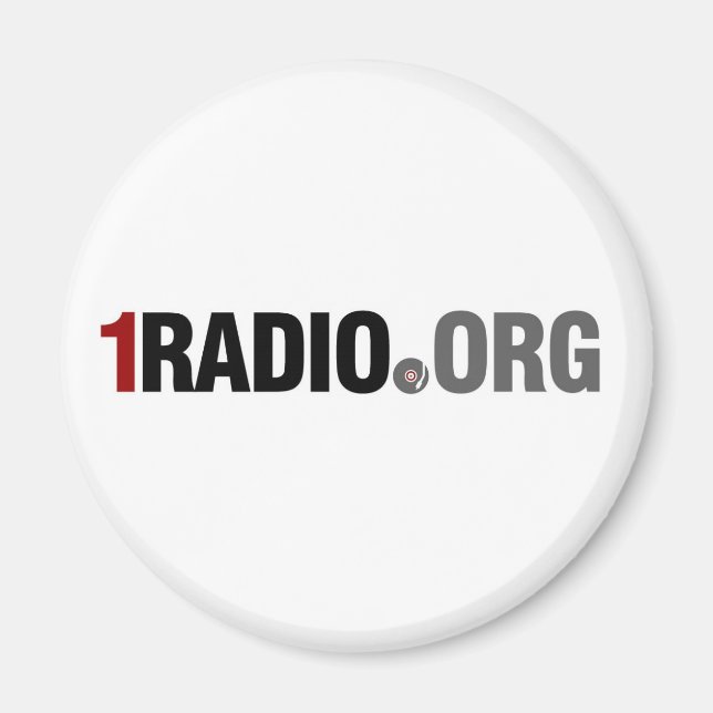 1Radio Fridge Magnet (Front)