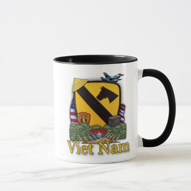 1re cavalerie de l'air de la grotte vietnam tasses (Droite)