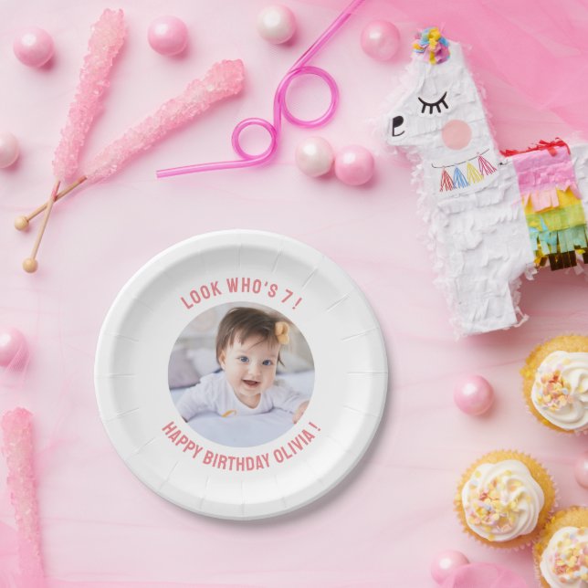 1st 2nd 3rd 4th 5th 6th 7th 8th 10th 20th Birthday Paper Plate (Party)