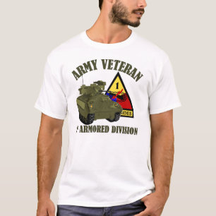 1st AD Vet - M2 Bradley T-Shirt