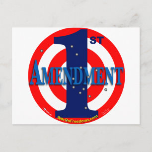 1st Amendment Postcard