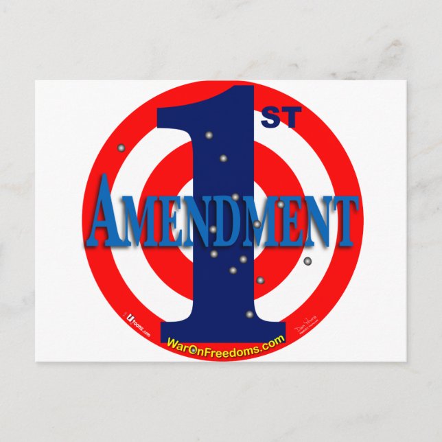 1st Amendment Postcard (Front)