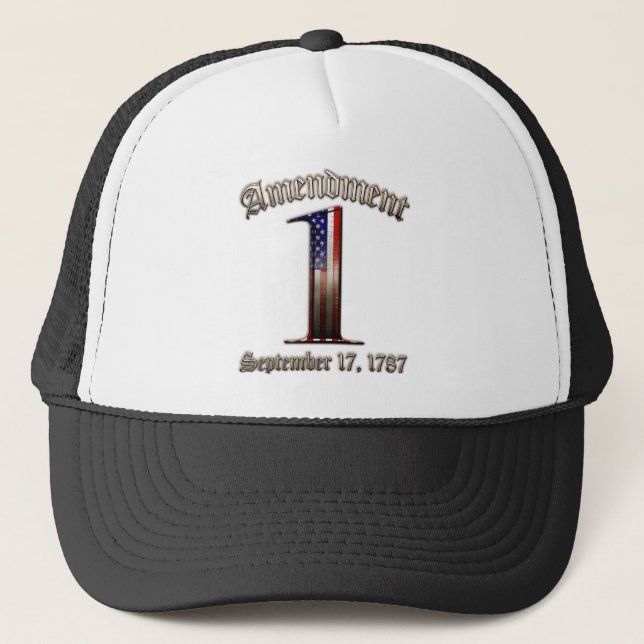 1st Amendment Trucker Hat (Front)