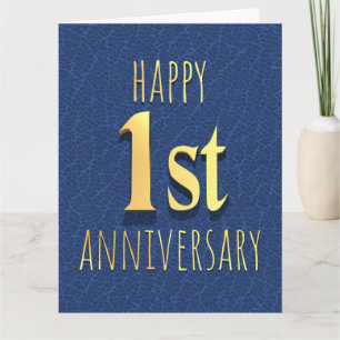 1st Anniversary Card