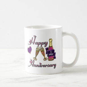 1st. Anniversary Coffee Mug
