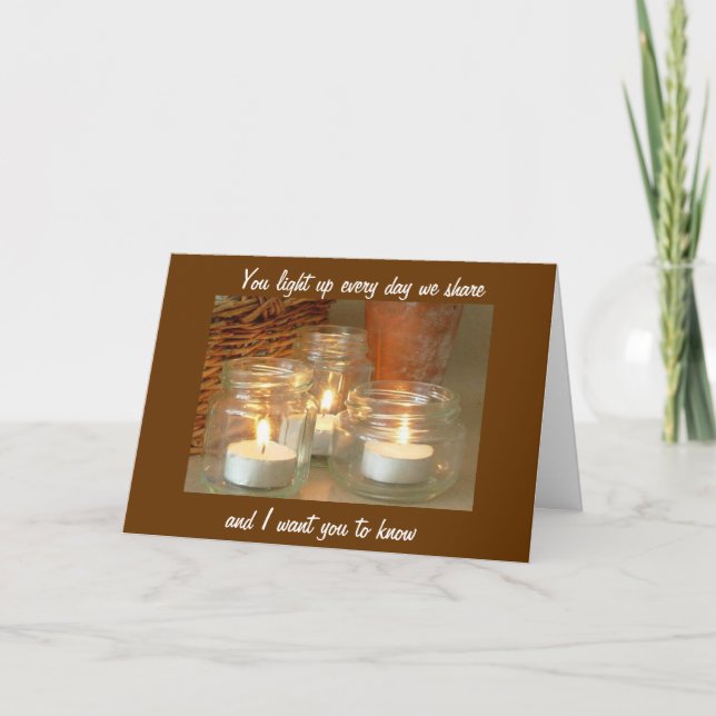 1st ANNIVERSARY LOVE U MORE EVERYDAY Card (Front)
