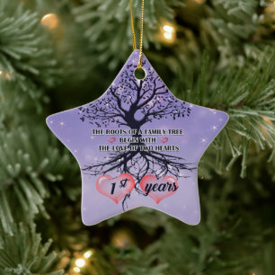 1st Anniversary Ornament   Unique gift idea 